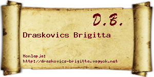 Draskovics Brigitta névjegykártya